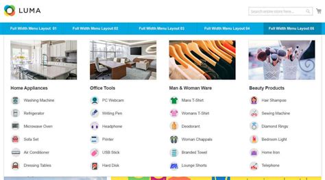 free mega menu magento 2